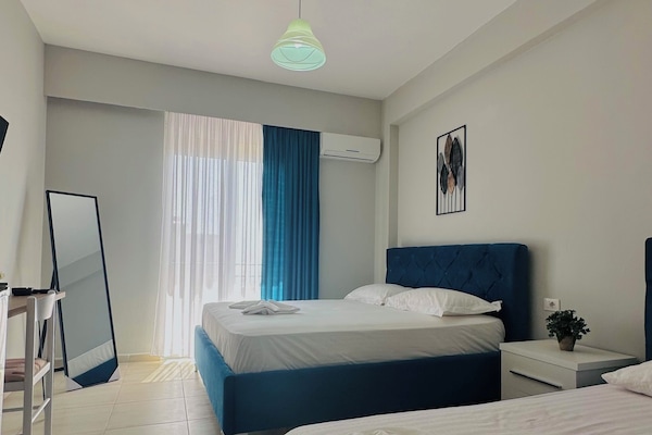 Comfort Triple Room, Balcony, Sea View | Desk, laptop workspace, iron/ironing board, free WiFi