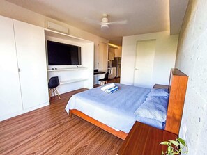1 chambre, fer et planche à repasser, Wi-Fi, draps fournis
