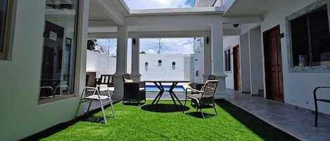 36-inch TV with cable channels