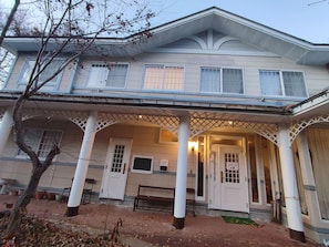 Voorkant van accommodatie