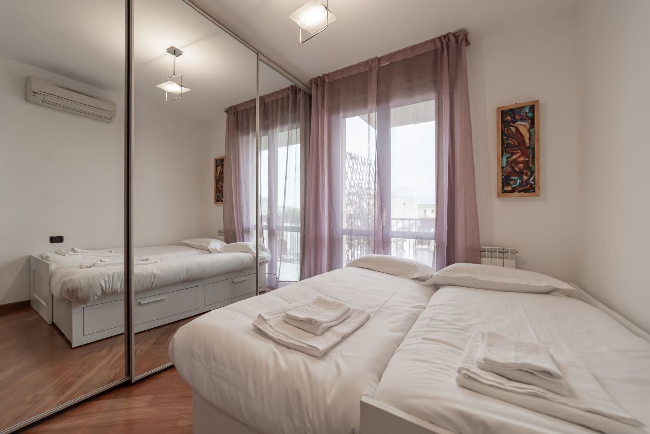 2 bedrooms, iron/ironing board, travel crib, WiFi