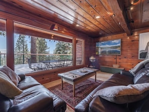 Cabin, Multiple Beds (JJs Lakeview Chalet) | Living area - JJs Lakeview Chalet (Tahoe Vista)