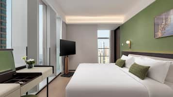 Superior Room, 1 Bedroom | In-room safe, desk, laptop workspace, blackout drapes