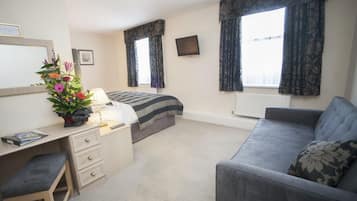Luxury Room, City View | Hypo-allergenic bedding, desk, laptop workspace, iron/ironing board