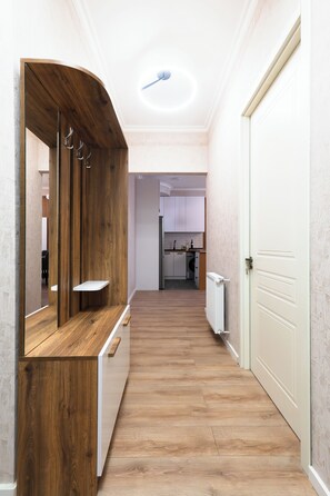 Deluxe Apartment, Balcony, City View | 2 bedrooms, blackout curtains, iron/ironing board, free WiFi - The Vake Nest- Modern 2Bedroom Apartment (Tbilisi)