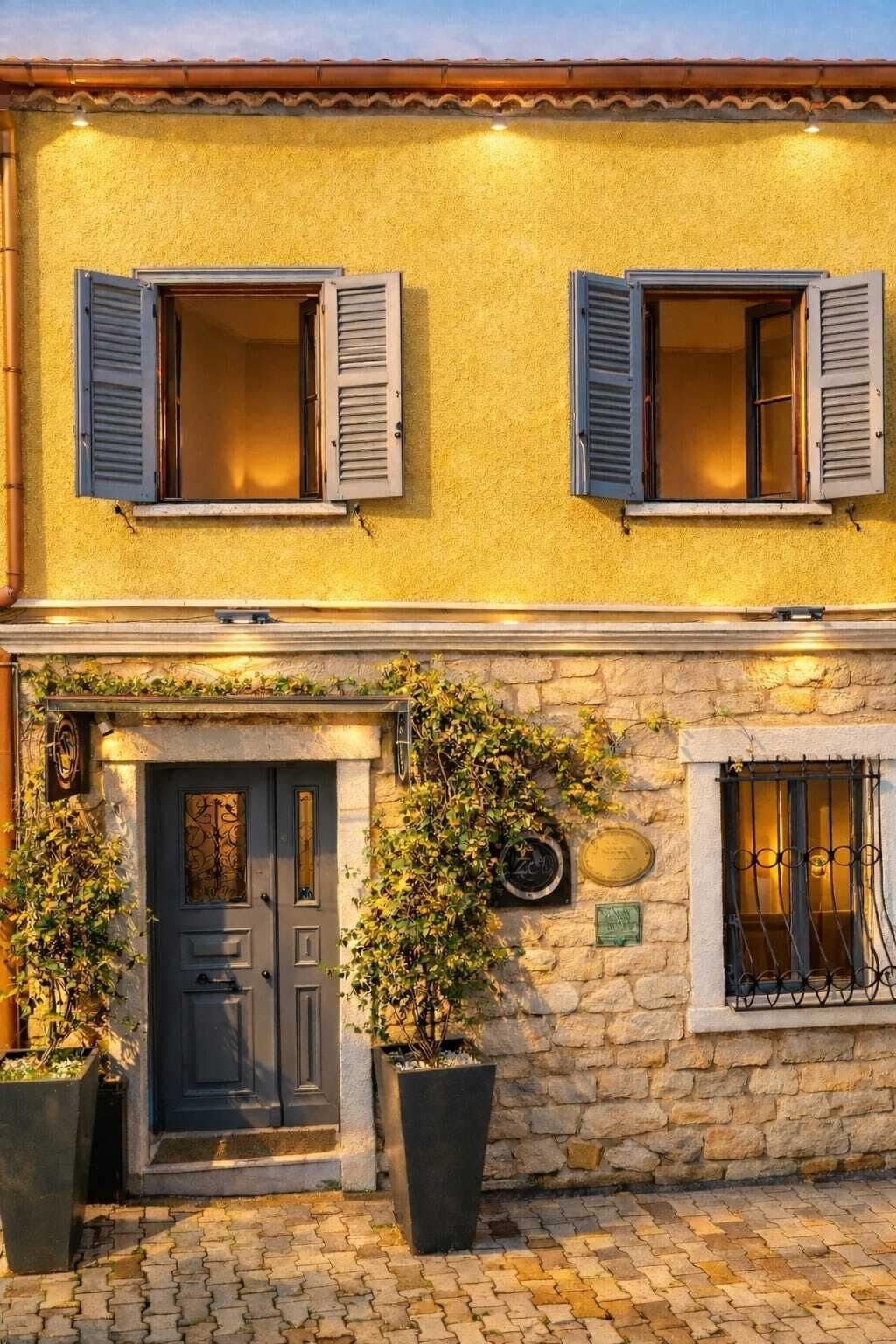 Majoituspaikan julkisivu