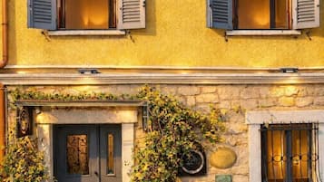 Majoituspaikan julkisivu