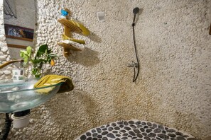 Ferienhaus, 1 Schlafzimmer, Raucher, Terrasse | Badezimmer