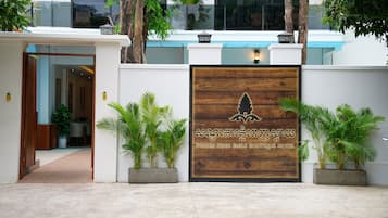 Front of property – evening/night