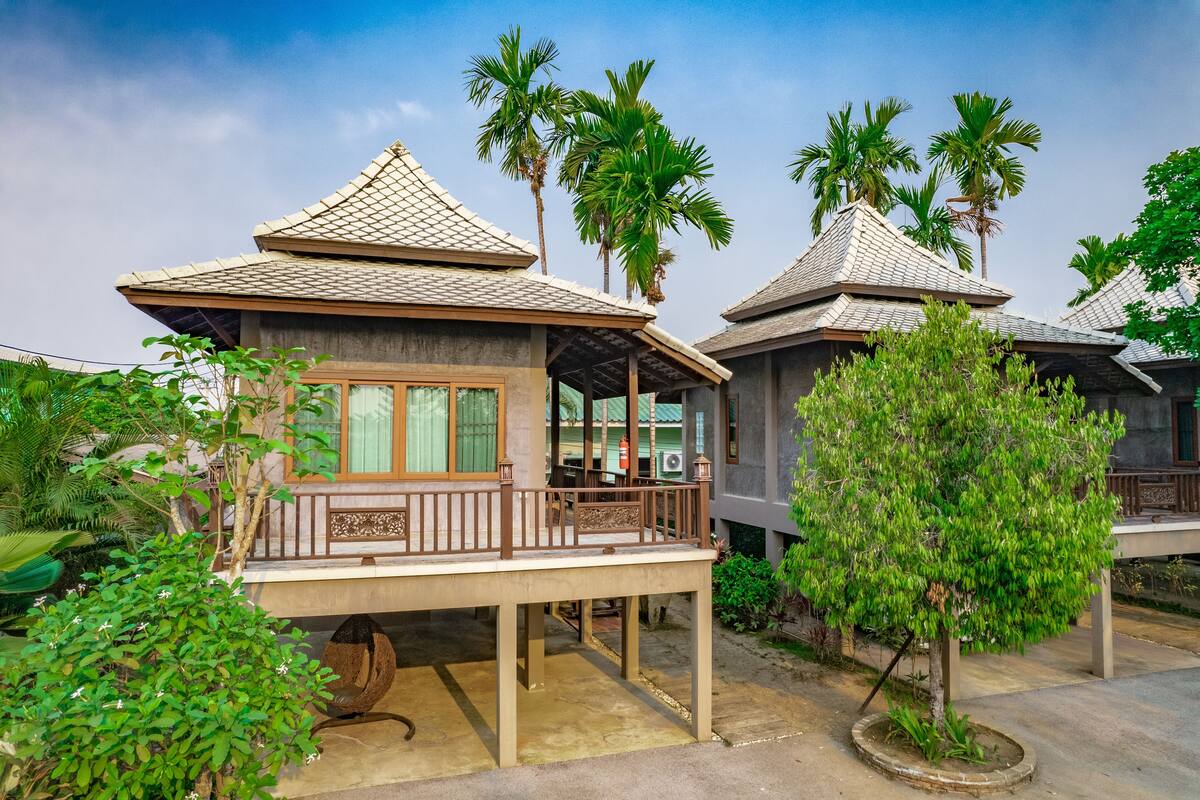 Villa superior, vistas al jardín | Wifi gratis y ropa de cama