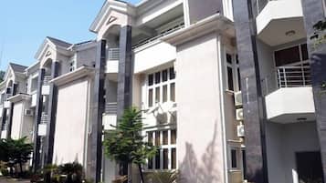 Fassade der Unterkunft