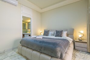 3 habitaciones, ropa de cama de alta calidad y decoración personalizada 