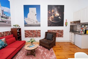 Apartment, 2 Bedrooms, Patio, City View | Living room - 2 Bedroom Apartment Located Heart of Lisbon City (Lisbon)