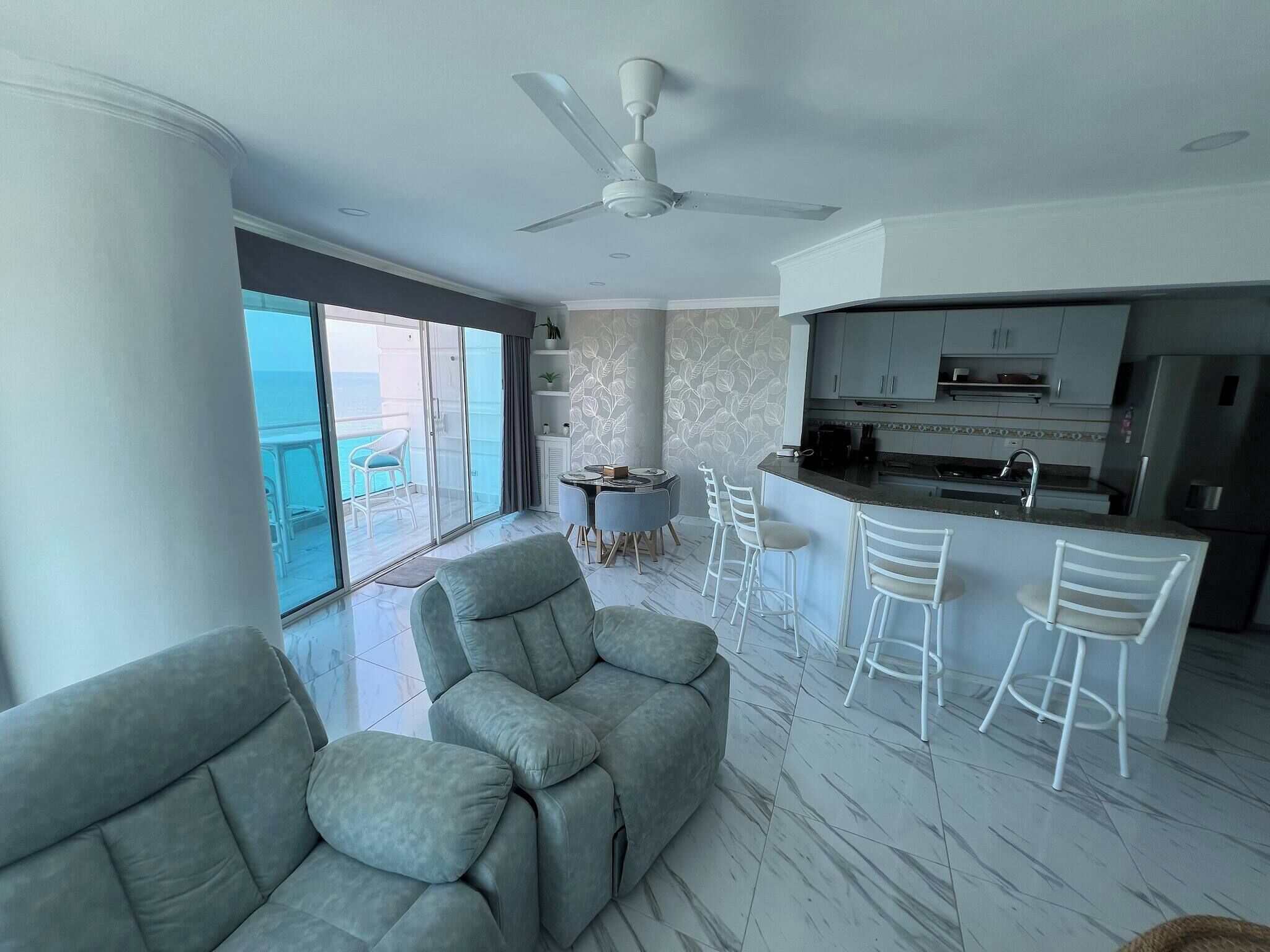 Loft, 3 habitaciones, para fumadores, Terraza | Área de sala de estar