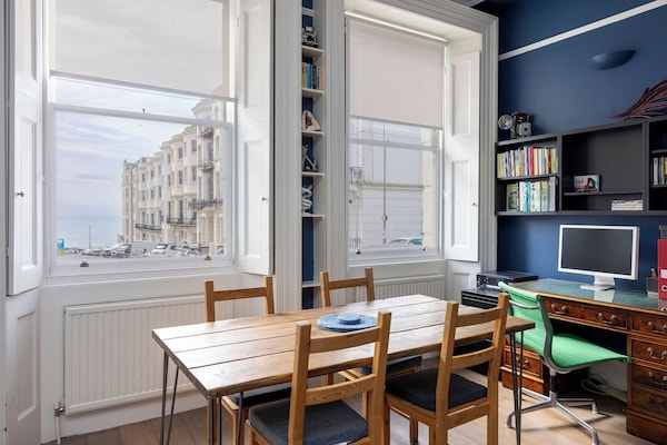 Dining table and sea view