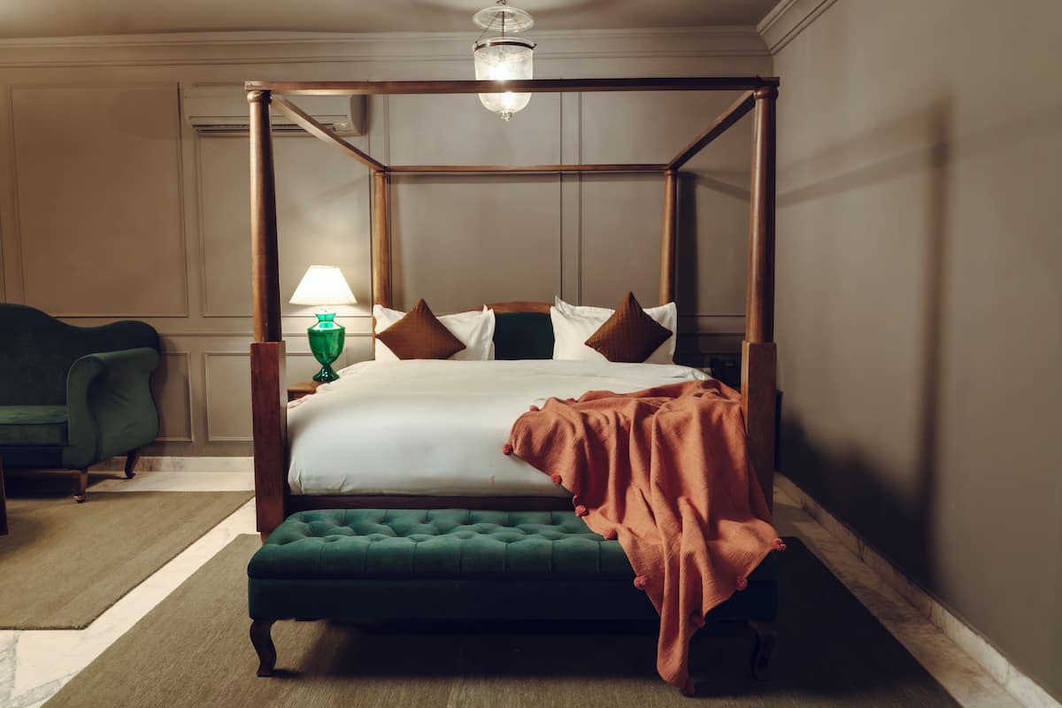 Luxe kamer | Een bureau, een laptopwerkplek, gratis wifi