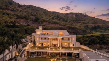 Overnatningsstedets facade