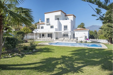 Exterior. Elegant Villa Retreat