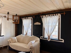 Comfort cottage, terras | Woonruimte