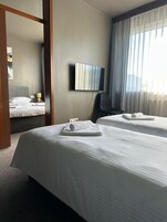 Desk, laptop workspace, iron/ironing board, free WiFi