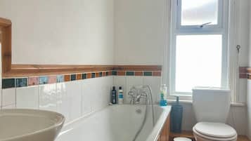 Towels, soap, toilet paper