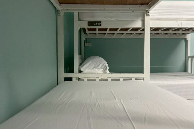 Down duvets, laptop workspace, free WiFi