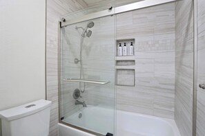 Shower, hair dryer