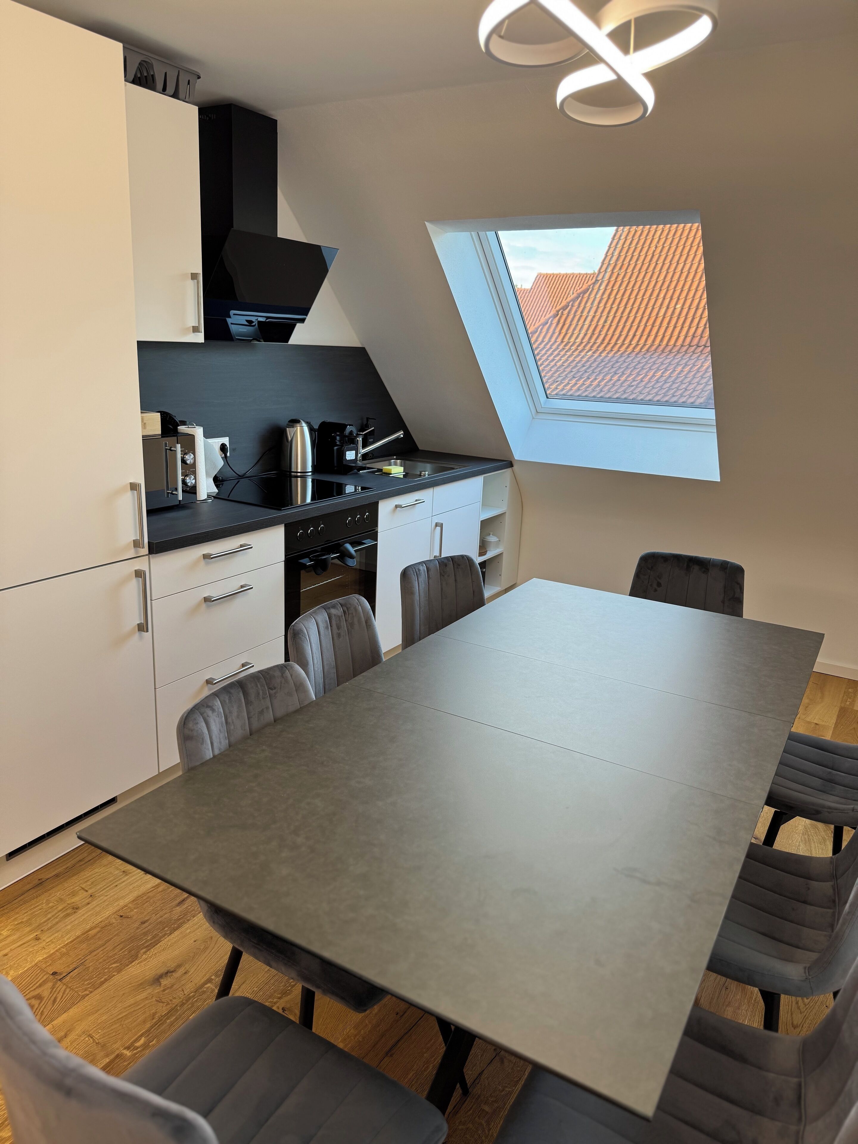 Spiseområde på rommet