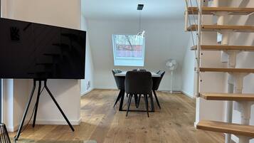 Duplex, Multiple Beds | Living area | Heated floors