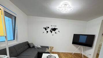 Superior-Apartment | Wohnbereich | Fußbodenheizung
