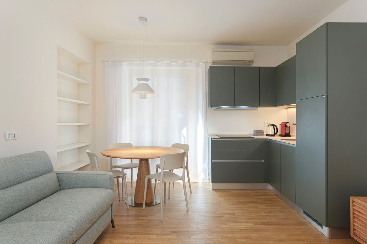 Apartment | Living area | 100-cm LED TV with digital channels