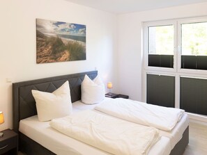 2 Schlafzimmer, Reisekinderbett, kostenloses WLAN