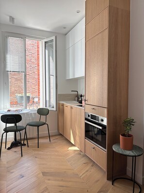 Appartement Confort, vue ville | Cuisine privée