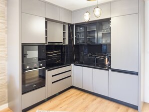 Fridge, microwave, oven, stovetop - 2BR Apartment | Free Parking | Central (Plovdiv)