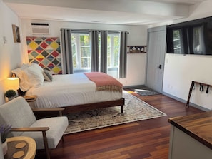 1 bedroom, travel crib, WiFi, bed sheets