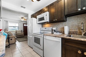 Fridge, microwave, stovetop, dishwasher - Cozy Beachside Villa Getaway! (Ormond Beach)