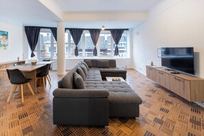 Living area - NOMAD APARTMENTS - 2D Apartment in the center of Charleroi (Charleroi)