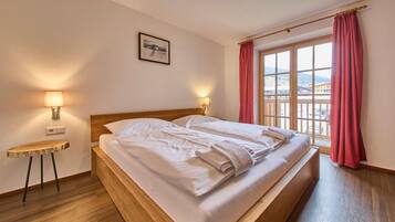 Comfort-lejlighed - 2 soveværelser - bjergudsigt | 2 soveværelser, allergivenligt sengetøj, gratis Wi-Fi, sengetøj