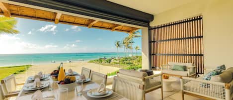 Premium Apartment, Sea View | Terrace/patio