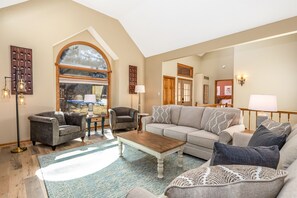 Smart TV, fireplace, printers