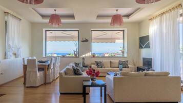 TV connectée, cheminée