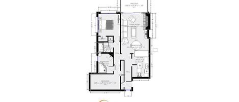 Appartement, meerdere bedden (Sunrise - W Glade J-1) | Grondplan