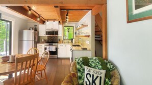 House, Multiple Beds (Great Escape Ski Lodge) | Private kitchen | Oven, toaster - Great Escape Ski Lodge (Killington)