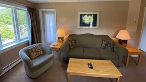 公寓客房, 1 張加大雙人床和 1 張沙發床 (Pico Village Resort D209) | 起居區