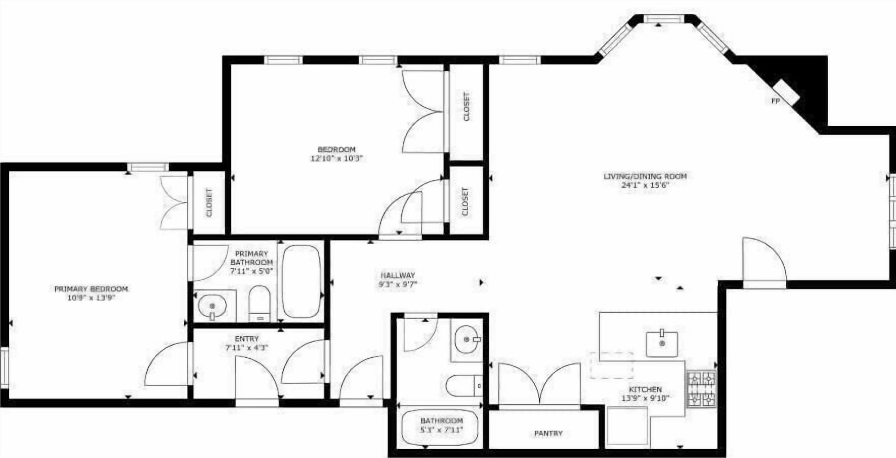 Appart'hôtel, plusieurs lits (Pico Village Resort G301) | Plan d’étage