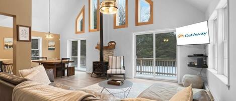 Maison, plusieurs lits (The Mendon House) | Coin séjour