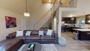 Maison, plusieurs lits (The Mendon House) | Coin séjour