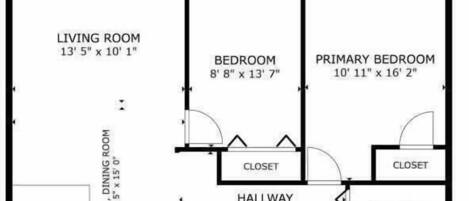 Condo, 1 King Bed (Gateway Condo A25) | Floor plan