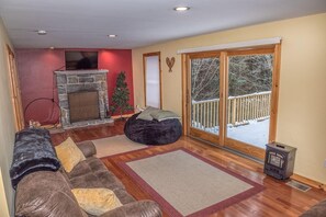 Chalet, Multiple Beds (The Whimsical Chalet) | Living area - The Whimsical Chalet (Mount Holly)