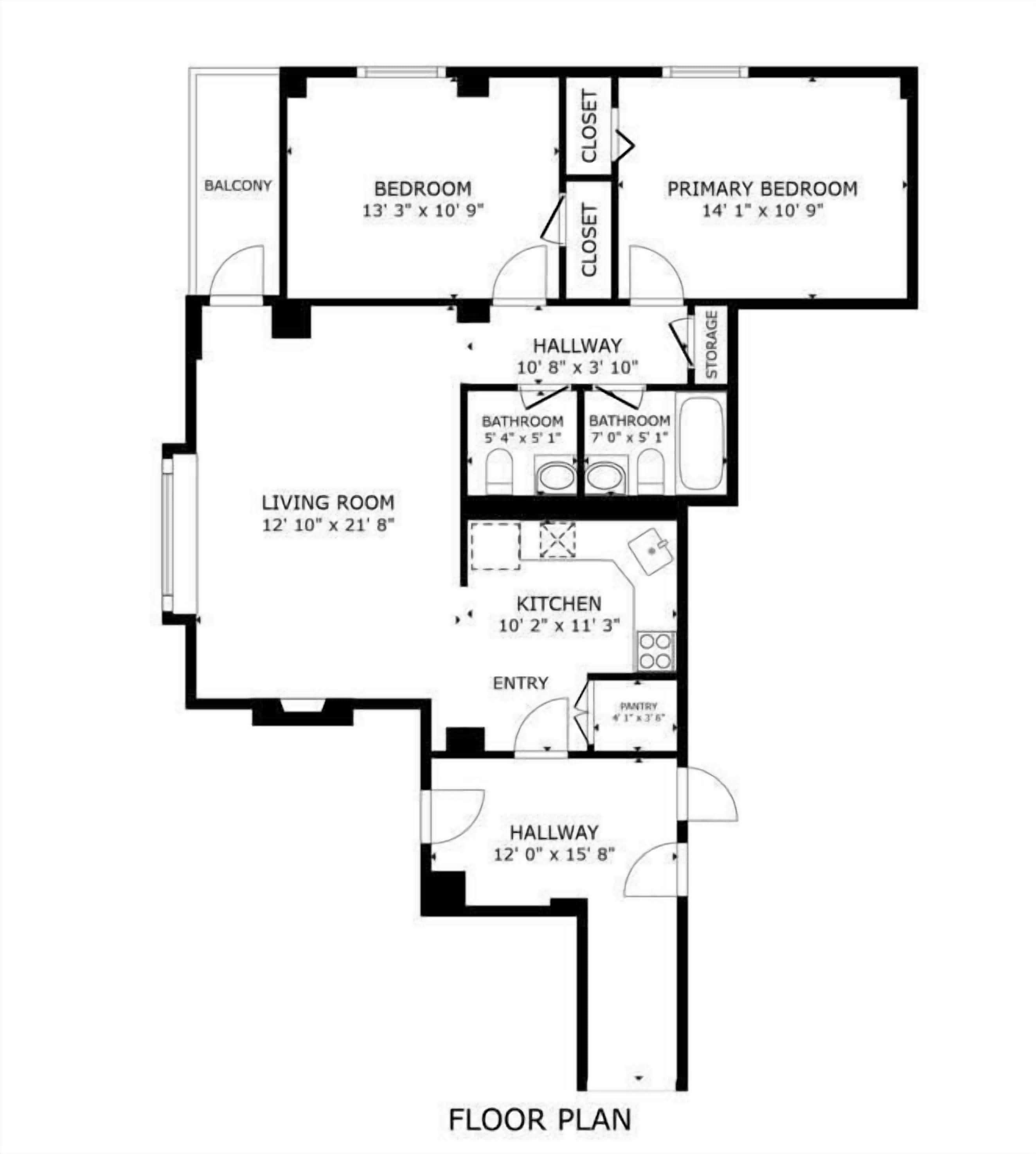 Condo, Multiple Beds (Mt Green 1-B01) | Floor plan